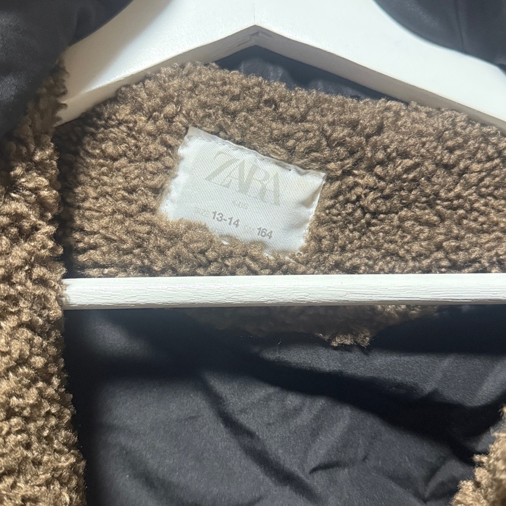 Zara Teddy Coat - Picture 3 of 4